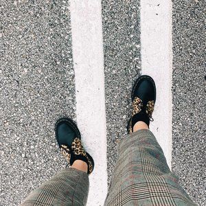 Dr. Martens 1461 Leopard Shoes